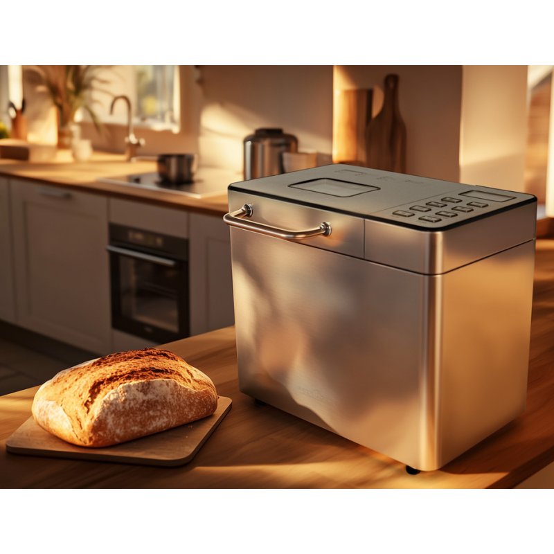 PROFI COOK bread maker PC-BBA 1282, 1.5 kg, stainless steel, 13 programmes
